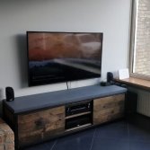 Industrieel tv meubel | Woodindustries