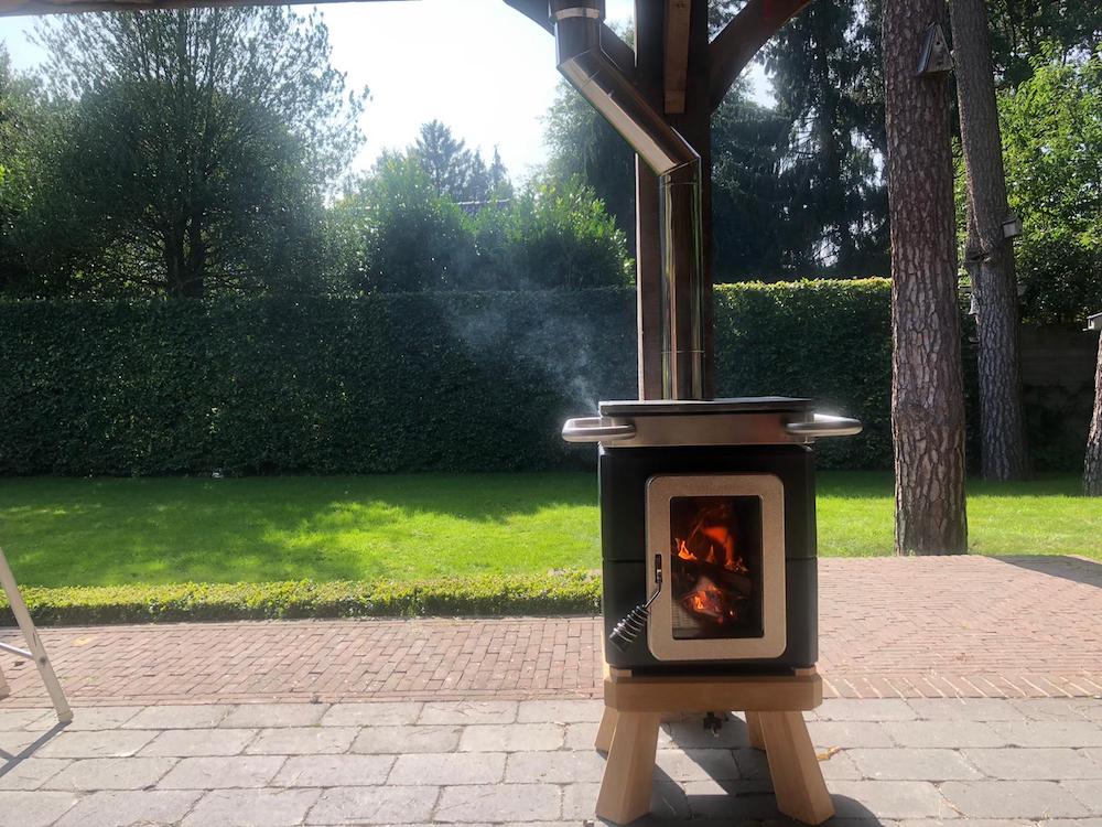 Kauwgom Heerlijk snijder CookinStack voor veranda | Art of Fire - UW-haard.nl