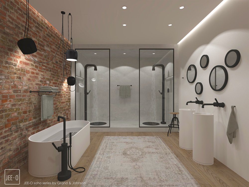 Badkamer met industriële look | JEE-O
