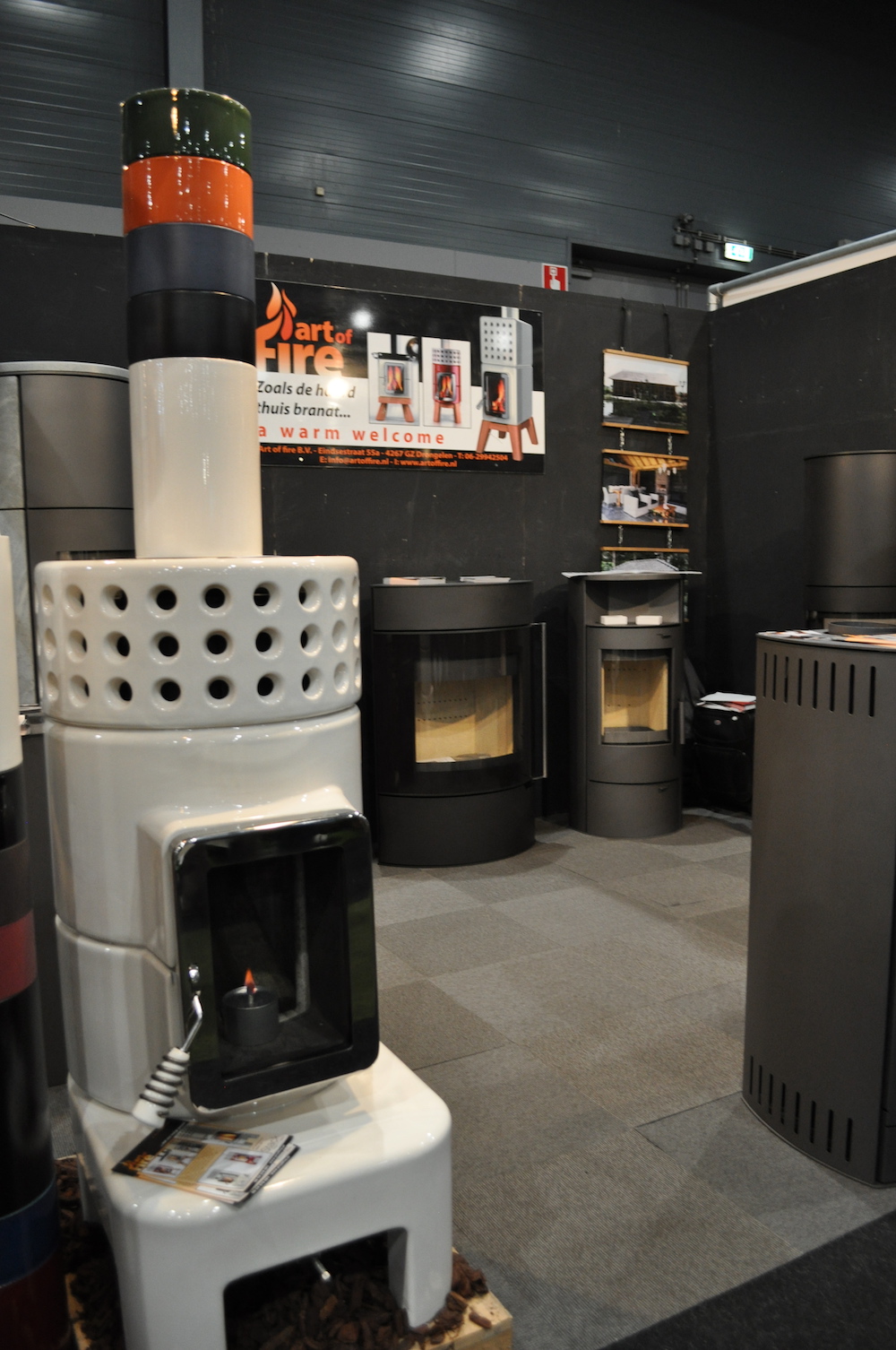 De UW-magazines komen tot leven op Beurs Eigen Huis Stack stoves