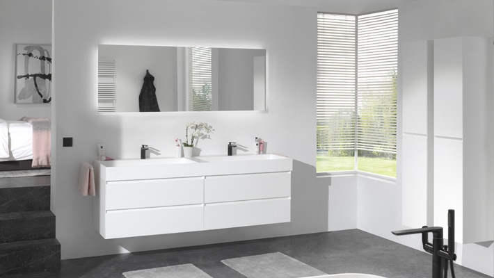 X2o badkamer wit. Eigentijdse badkamer #badkamer #badkamerinspiratie #badkamerstijl #x2o