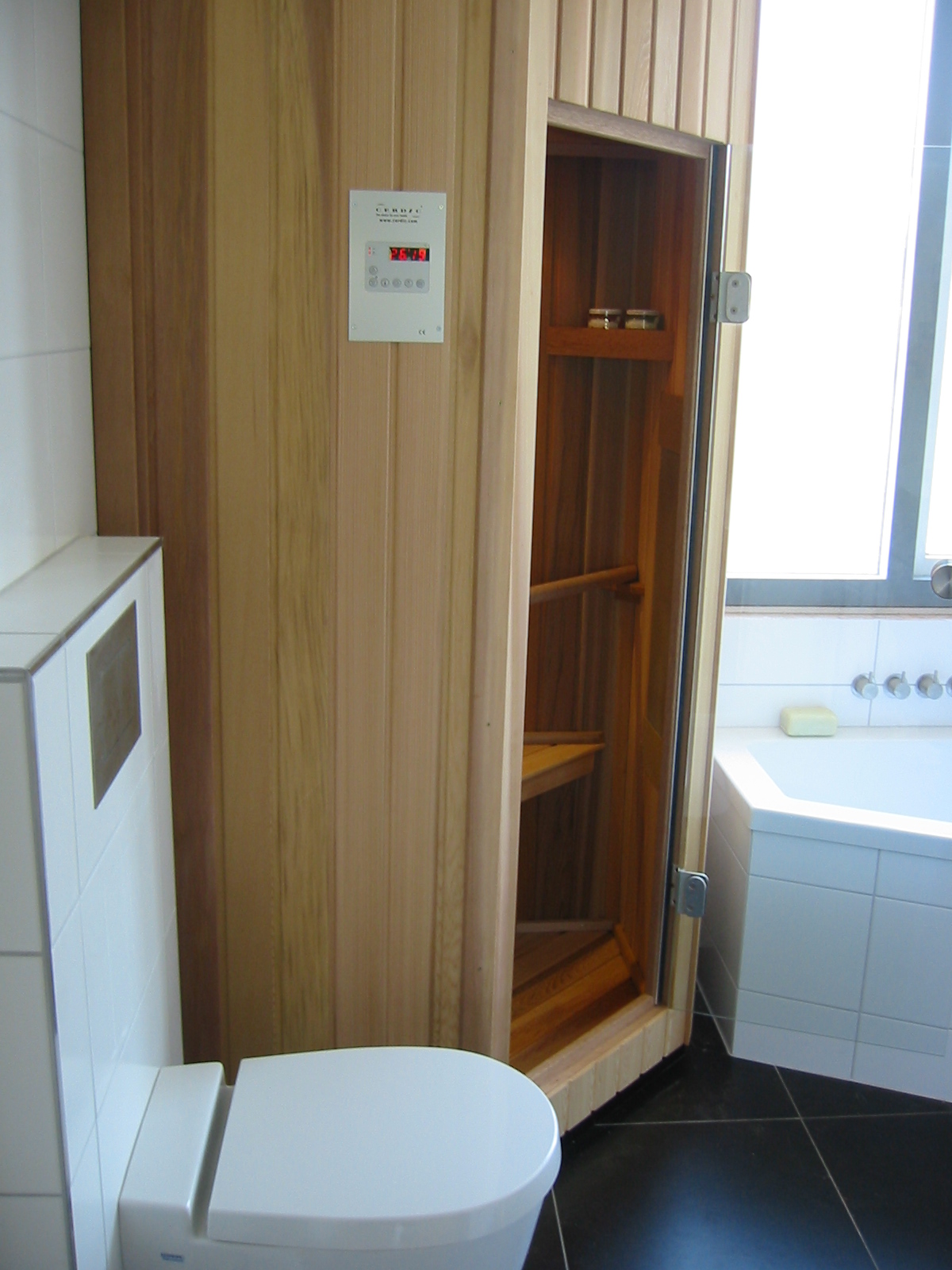 Sauna of infrarood cabine in huis UW-badkamer.nl