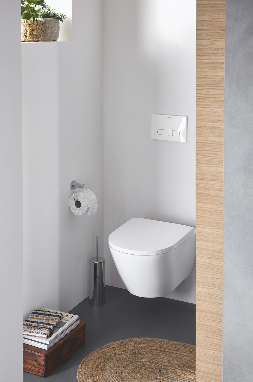 Toilet voor absolute hygiene met Hygieneflush van Duravit #duravit #toilet #hygiene #hygieneflush