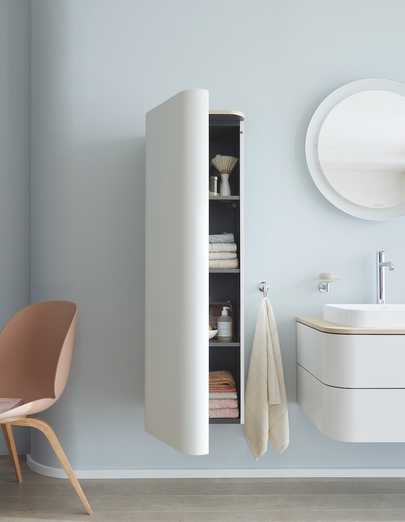 Opbergjuweeltjes voor de badkamer. Duravit D.2 plus badkamermeubel #badkamer #badkamerinspiratie