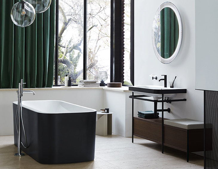 Zo geef je de badkamer een gezellige woonsfeer. Duravit badkamer Happy D.2 plus #badkamer #badkamerinspiratie #duravit