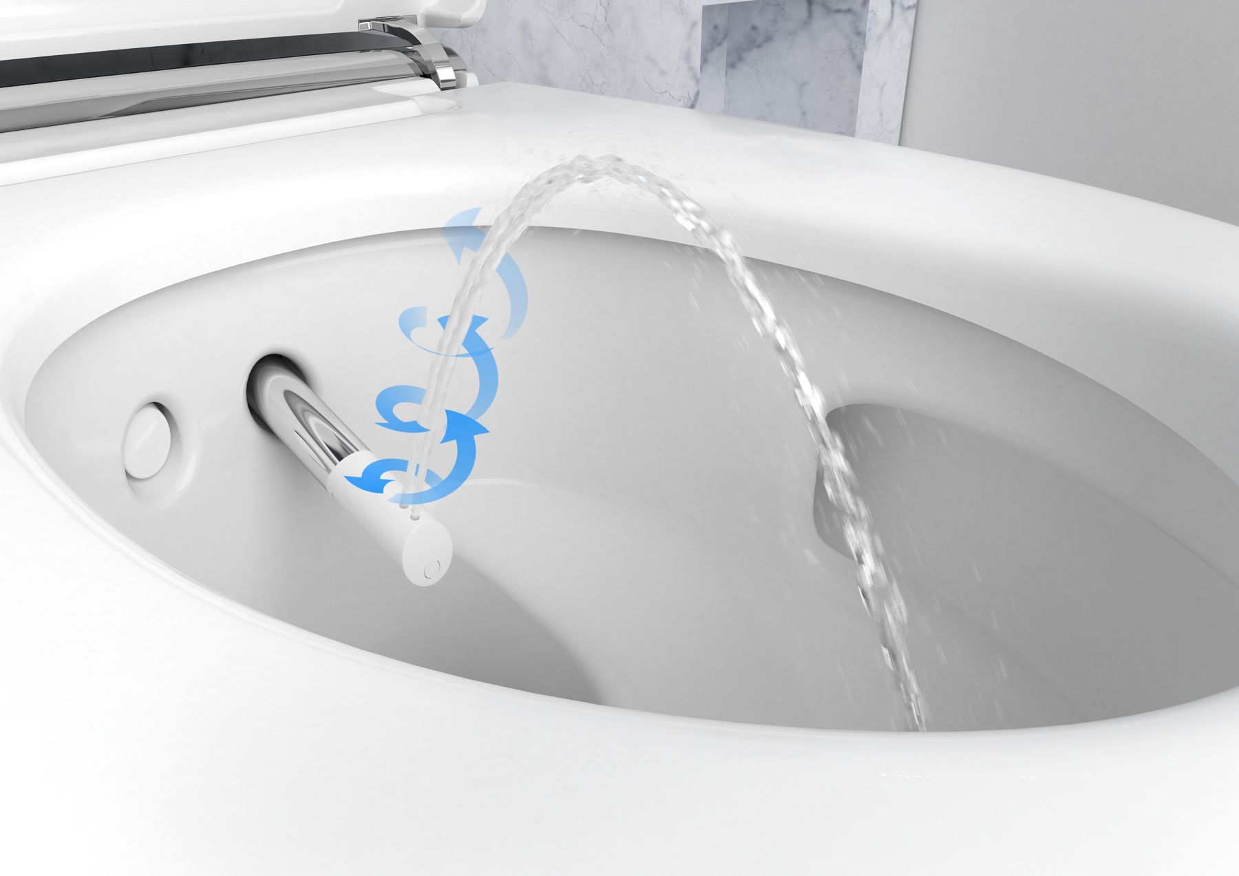 Geberit AquaClean Mera douchewc Comfort WhirlSpray