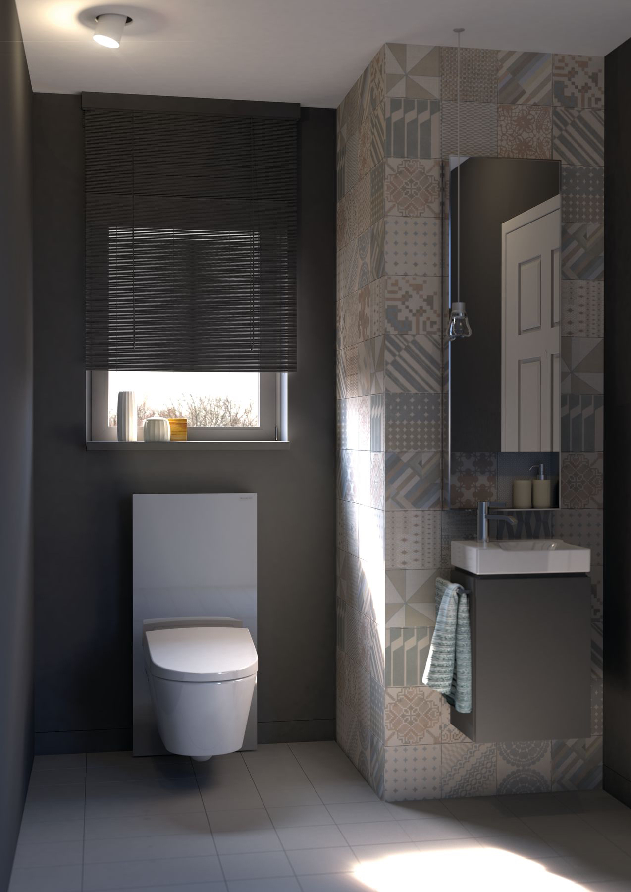 Toilet Aquaclean Mera met Monolith design module