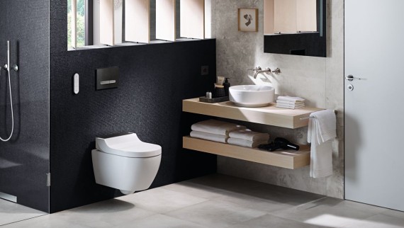 Geberit aquaclean toilet met douchewc #geberit #toilet #douchewc #badkamer