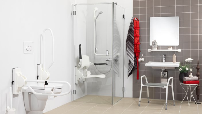 Aangepaste badkamer Handicare