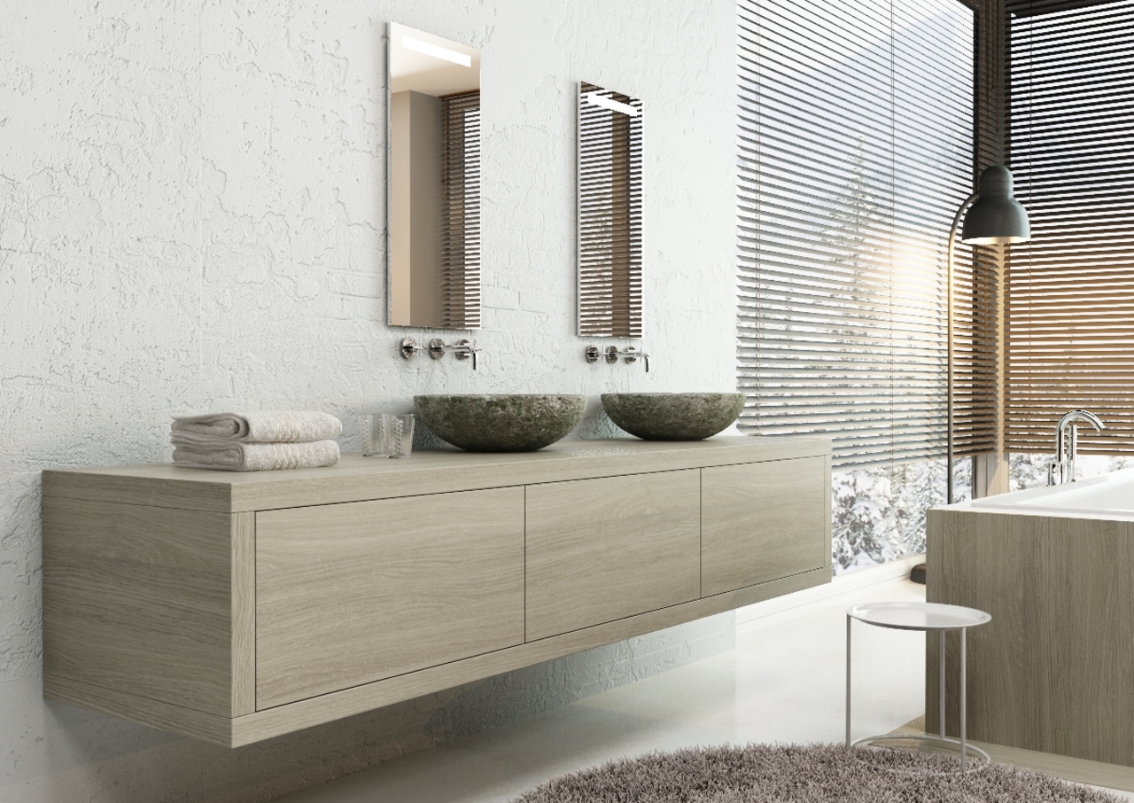 De nieuwe badmeubellijn Momentum van H&R Badmeubelen & Sanitair wordt gekenmerkt door een super strak design en past perfect binnen de moderne badkamer. Met prachtige waskommen.