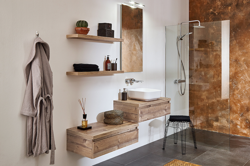Gek Op Contrast? Kies Voor Badkamer Zwart Met Hout