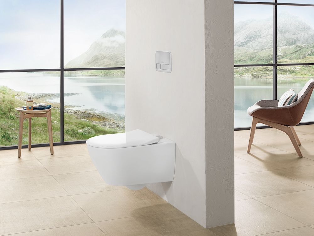 Villeroy boch toilet vicare VIFRESH SLIMSEAT via Sanidrome #villeroyboch #toilet #sanidrome