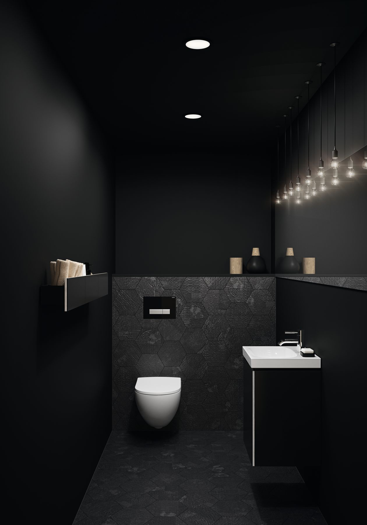 Sphinx Acanto toilet in Rimfree-uitvoering en toiletmeubel uit de nieuwe Acanto serie van Sphinx #sphinx #toilet #toiletruimte #rimfree