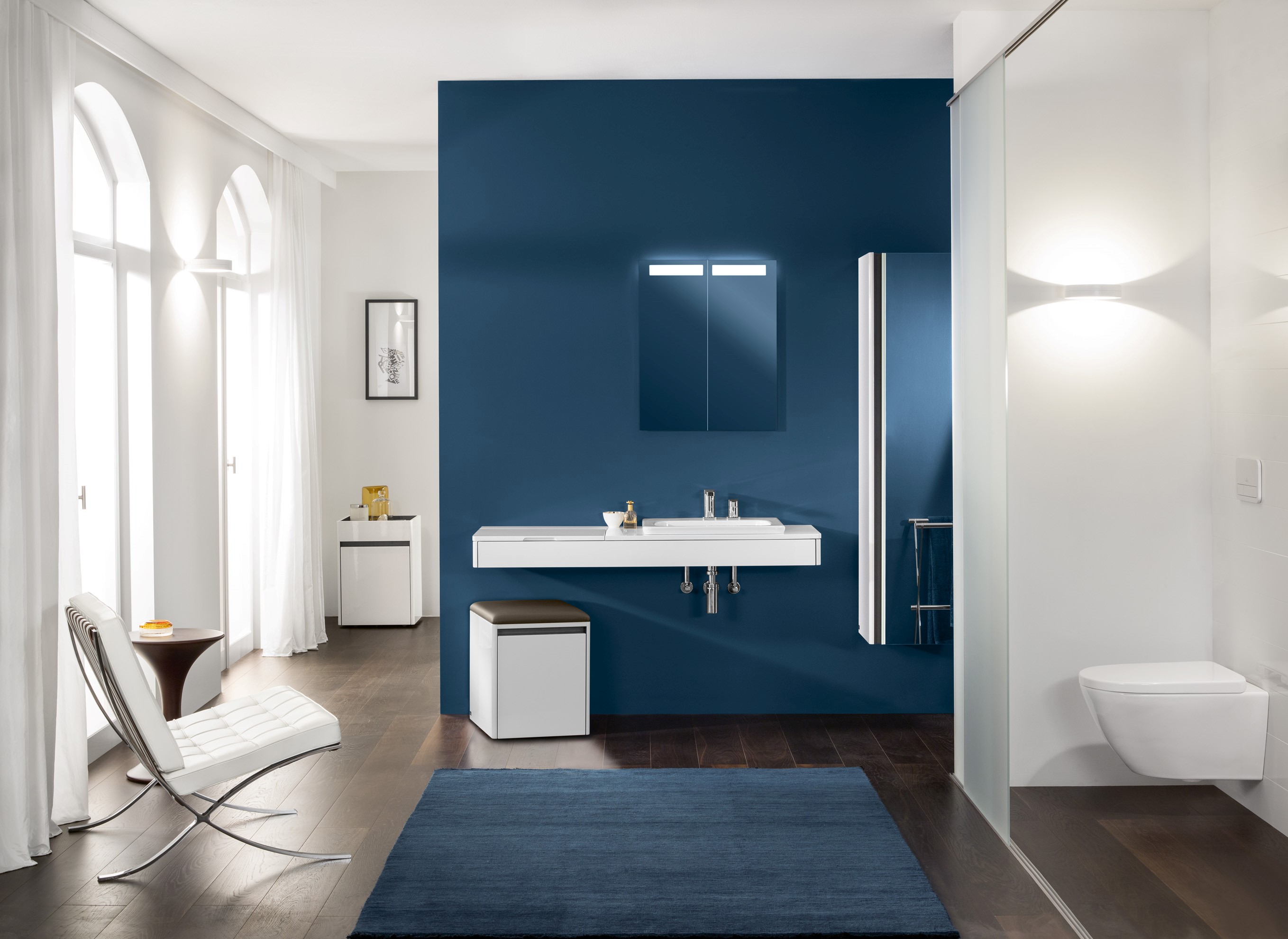 Villeroy & Boch wastafelconcole uit de Vivia collectie #badkamer
