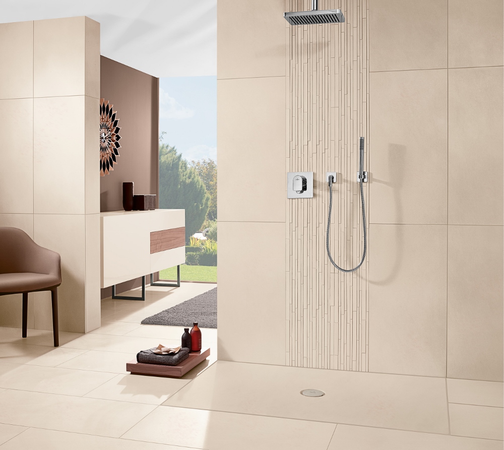 Vlakke douchevloer voor de inloopdouche Subway Infinity van Villeroy & Boch