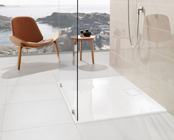 Villeroy Boch douchevloer inloopdouche #inloopdouche #douche #douchevloer #badkamer #badkamerinspiratie #villeroyboch