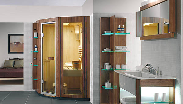 Villeroy & Boch sauna & infrarood cabine in de badkamer