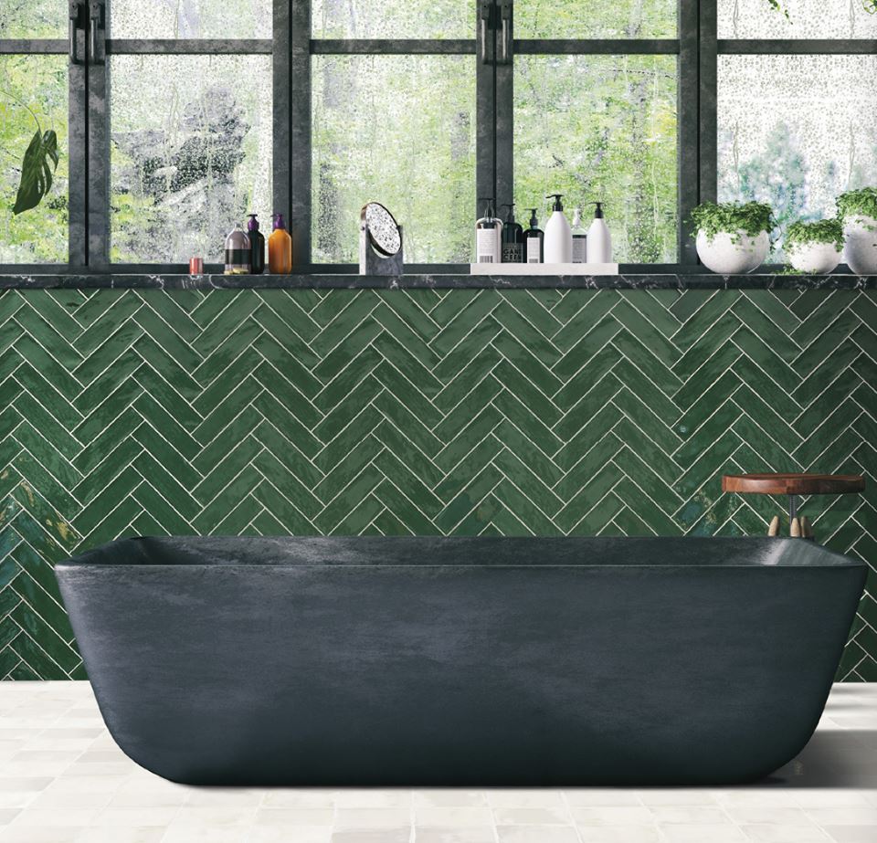 Tegeltrends voor de badkamer in 2019 #tegels #badkamertrends #badkamer #inspiratie #baden+ #badenplus