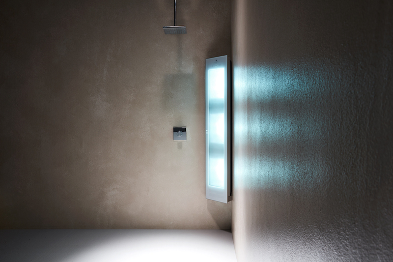 Douche met Sunshower Combi: daglicht en infraroodlicht #wellness #douche #sunshower