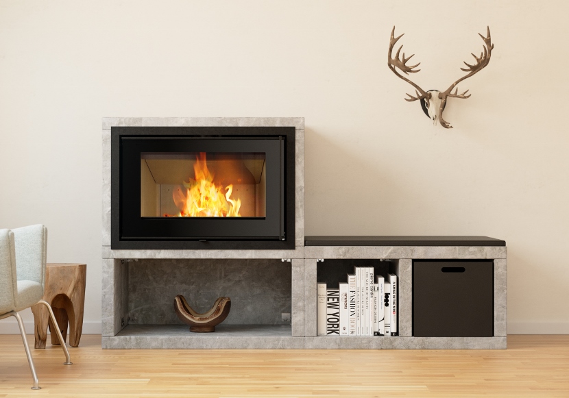 10 haardenideeën waar je warm van wordt! nieuws startpagina voor ... Houtkachel houtopslag woonkamer