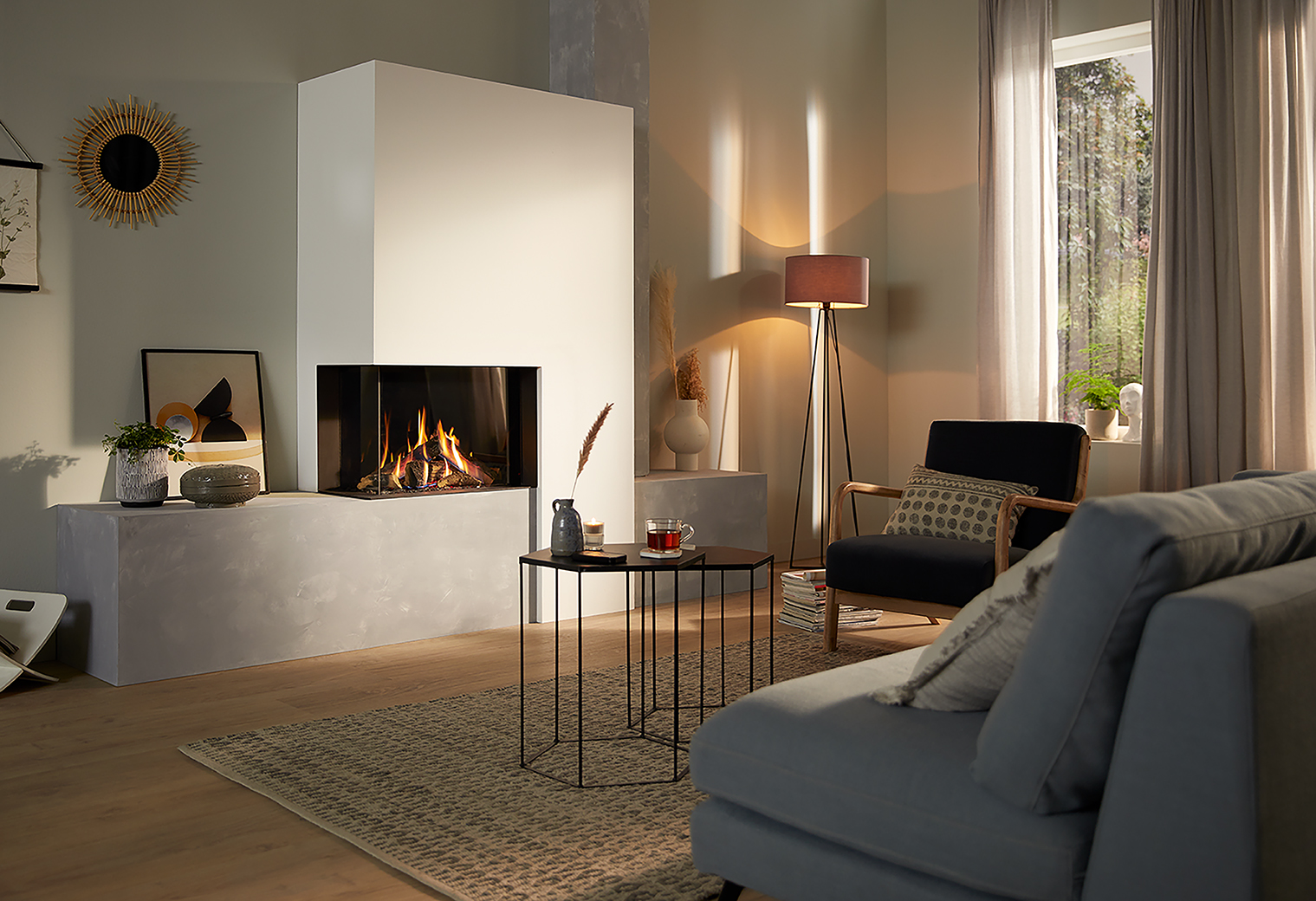 Haard kopen. Gashaard van Trimline Fires #haard #gashaard #haard #interieur