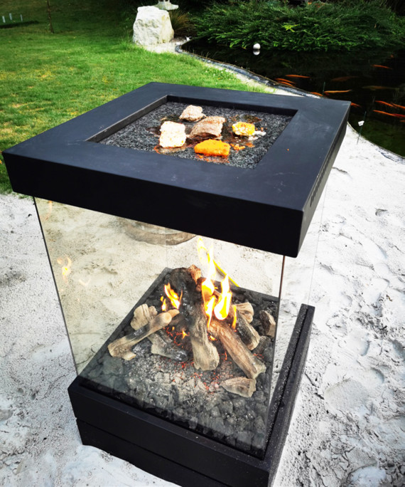 Outdoor gashaard Cube True Vision. Een op het terras! -