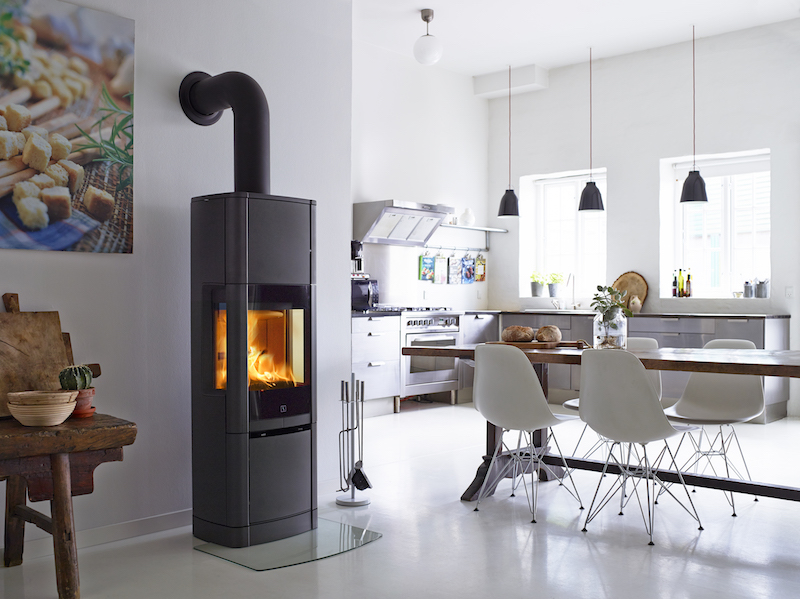 Hoge houtkachel Scan 65-9 met Heat Storage System