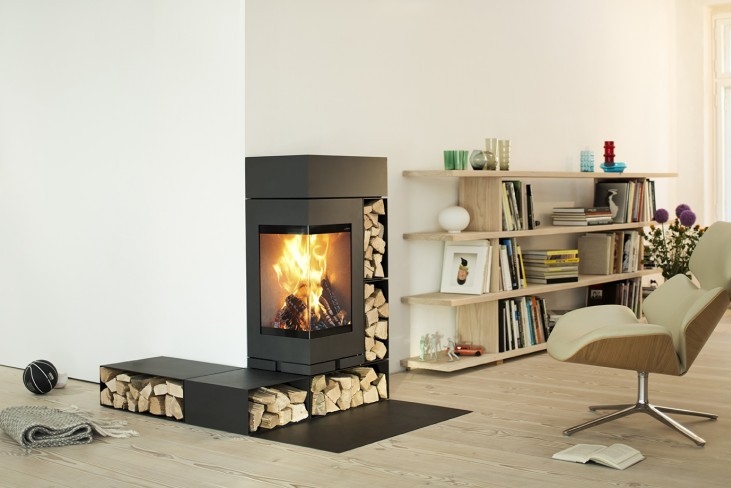 Stel je droomhaard samen met skantherm elements nieuws ... Houtkachel houtopslag woonkamer