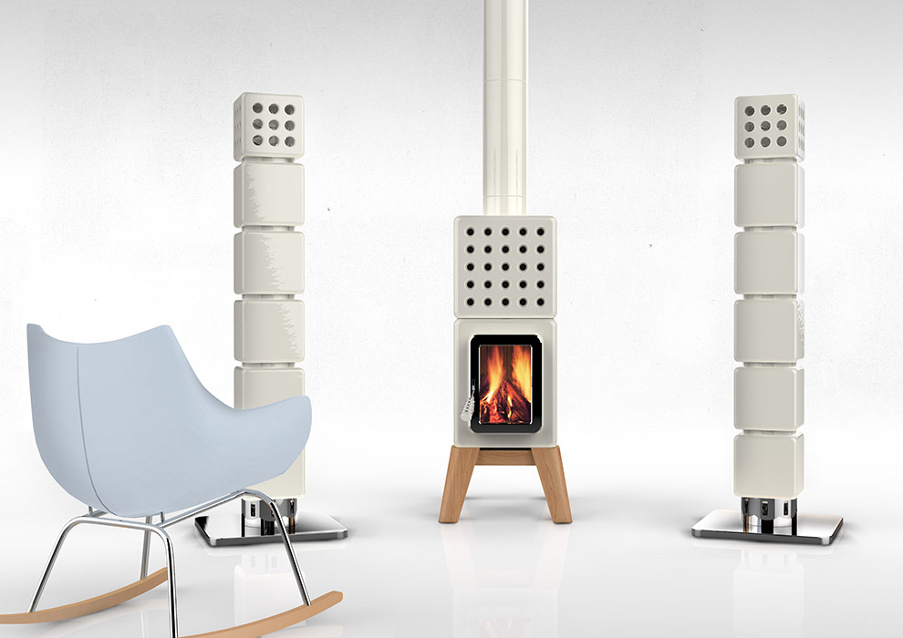 ThermoStack houtkachel met centraal verwarmingssysteem via Art of Fire