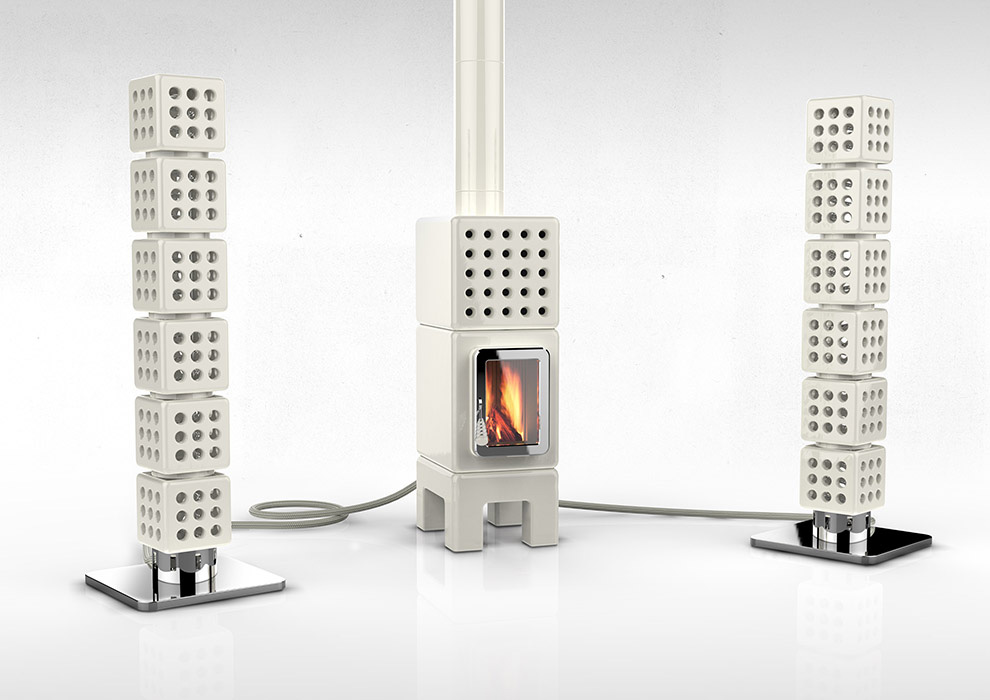 ThermoStack houtkachel met centraal verwarmingssysteem via Art of Fire