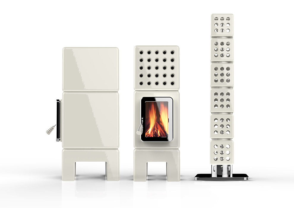 ThermoStack houtkachel met centraal verwarmingssysteem via Art of Fire