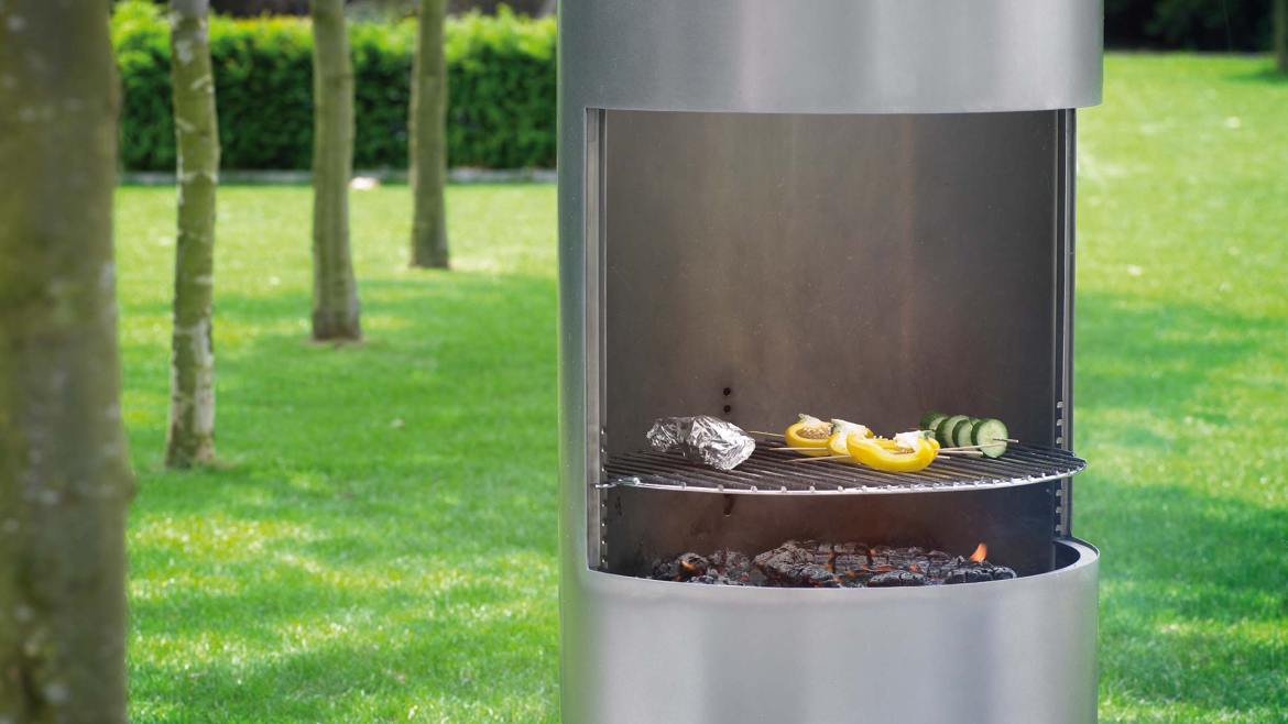 Tuinhaard Boley 912 met grillrooster voor bbq #boley #tuin #buitenleven #tuinhaard #buitenhaard #bbq #barbecue