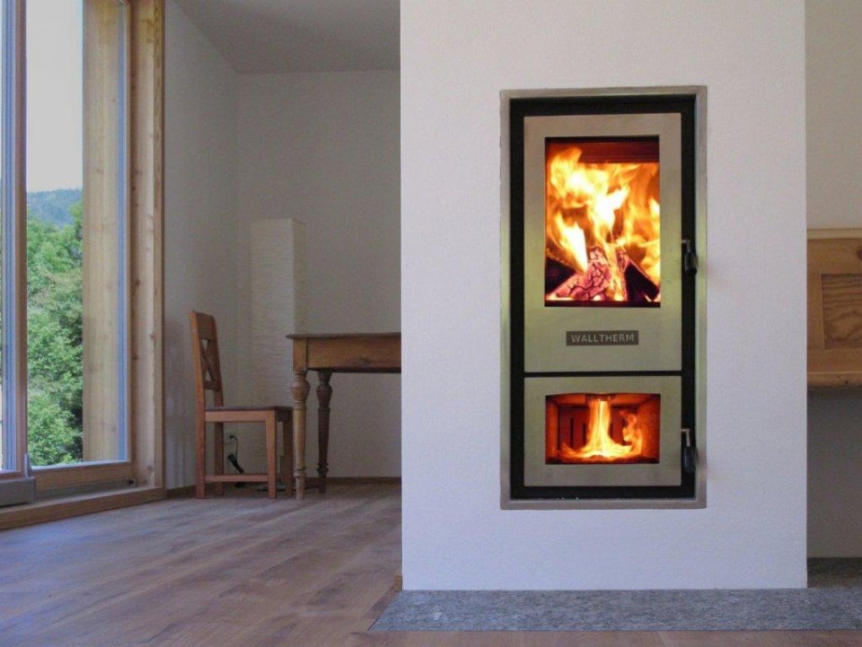 Duurzaam je huis verwarmen met de Walltherm houtvergasser cv-haard van Eco2all #haard #houthaard #cvhaard