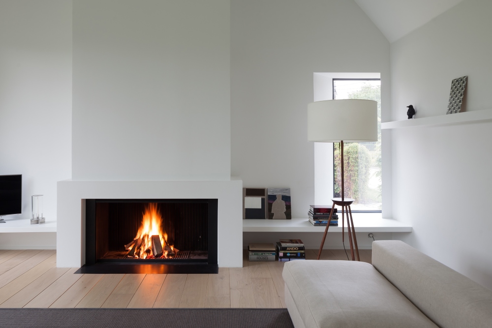 Inspirerende haarden ideeën voor het interieur nieuws ... Behang schouw woonkamer