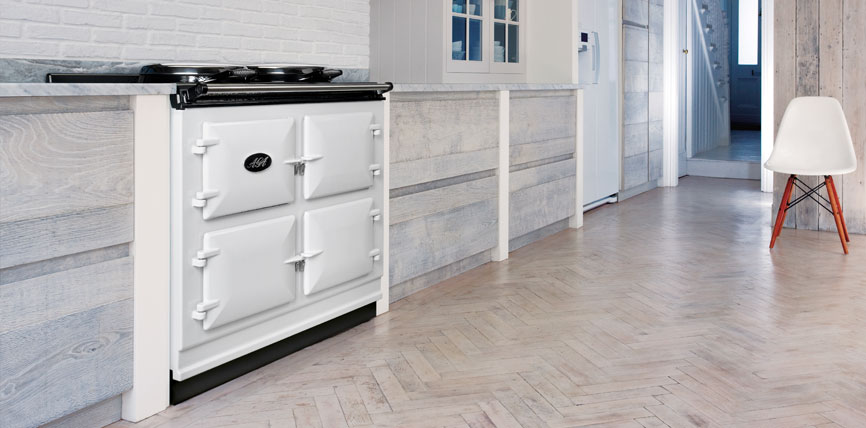 FotoHet elektrische Dual Control fornuis van AGA