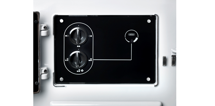 FotoHet elektrische Dual Control fornuis van AGA