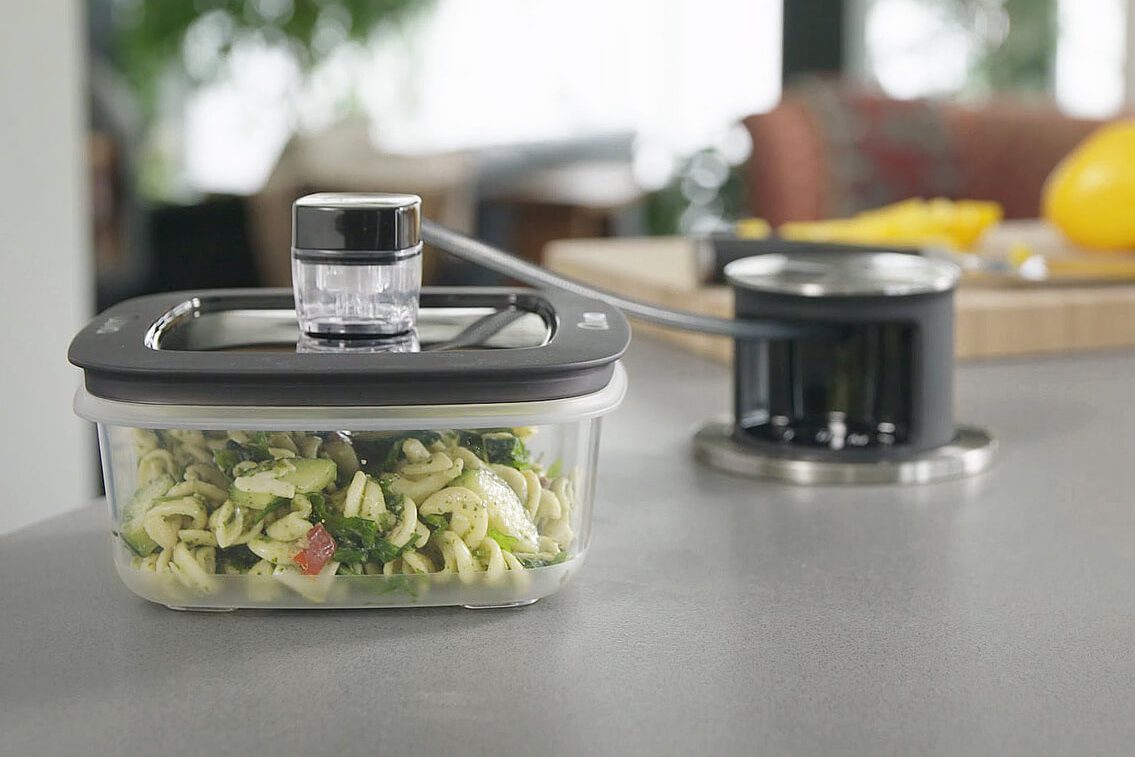 Quva vacumeermachine in keukenblad #vacumeren #vacumeermachine #quva