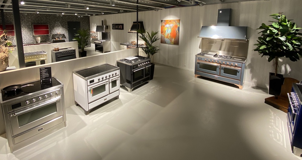 Fornuis kopen. Showroom ILVE fornuizen Nederland #fornuizen #ILVE #showroom #fornuiskopen