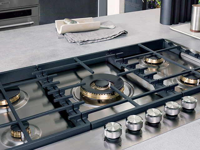 Moderne gas kookplaten #kitchenaid #kookplaat #keuken #keukeninspiratie  