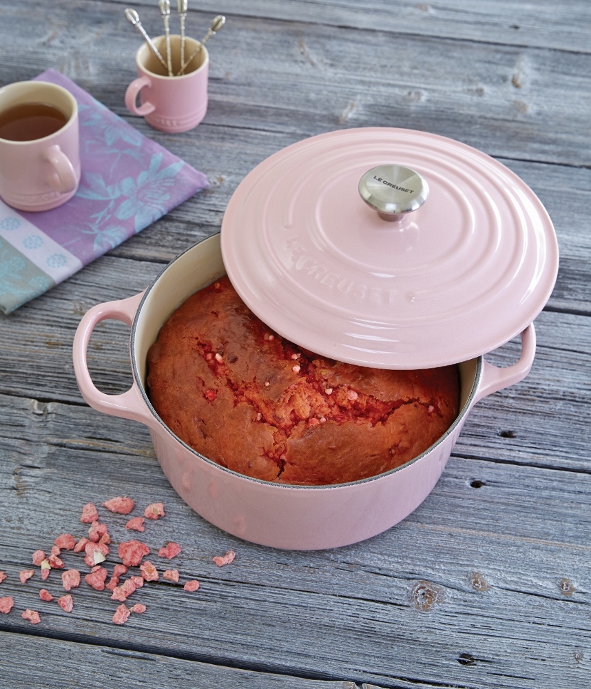 Le Creuset pan roze