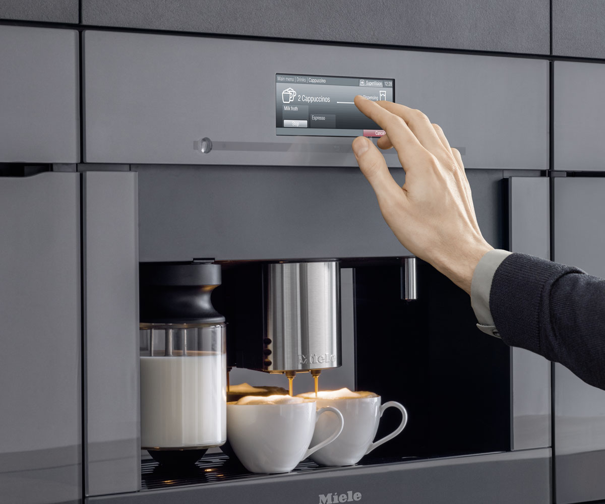 Miele koffieautomaat inbouwapparaat #koffie