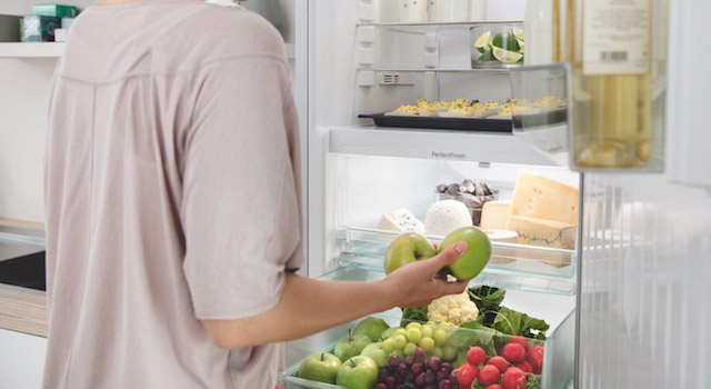 Koel-diepvrieskast met PerfectFresh waarin voedingsmiddelen tot drie keer langer vers blijven. #Miele