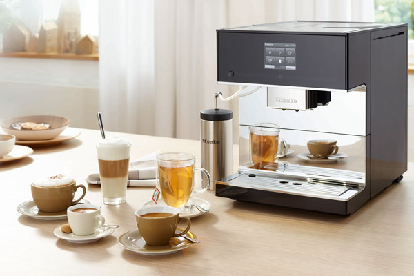 Miele vrijstaande koffieautomaat CM7 voor koffie en theeliefhebbers