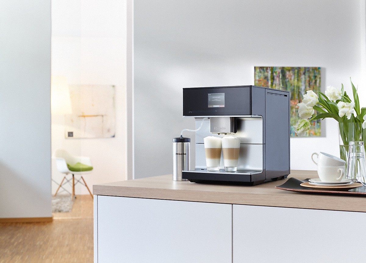 Miele vrijstaande koffieautomaat CM7 voor koffie en theeliefhebbers