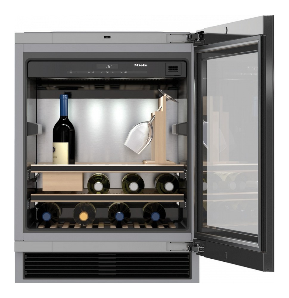 Wijn perfect op temperatuur met Miele wijnkli... UWkeuken.nl