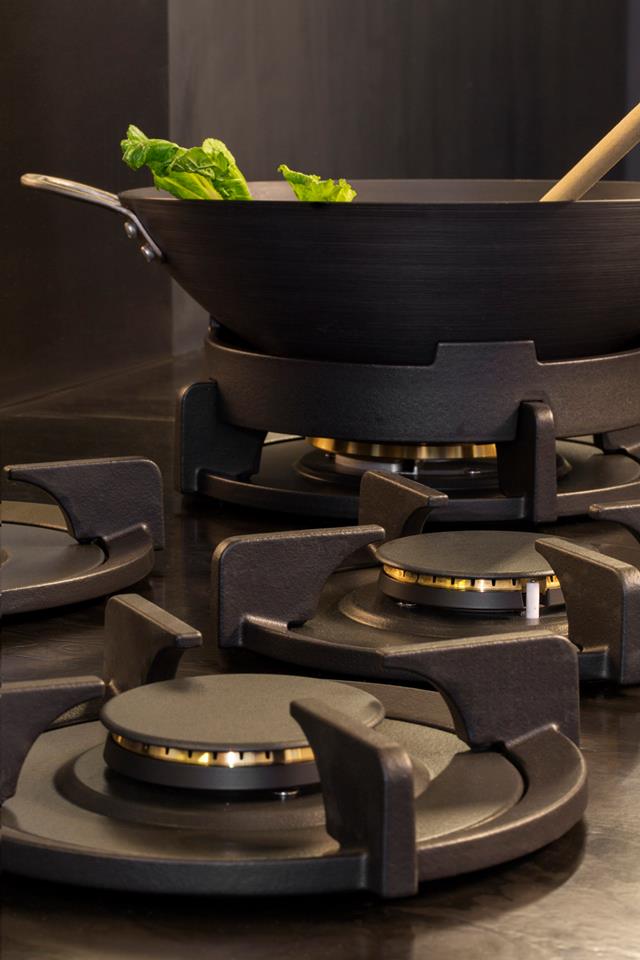 Piit Professional messing branders en wokbrander met wokring
