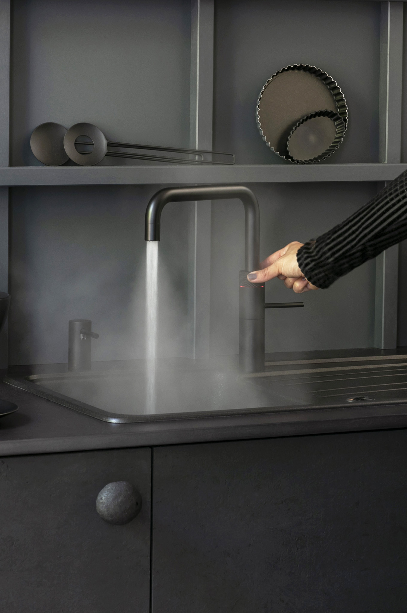 Quooker Fusion Square zwat kokendwaterkraan #quooker 