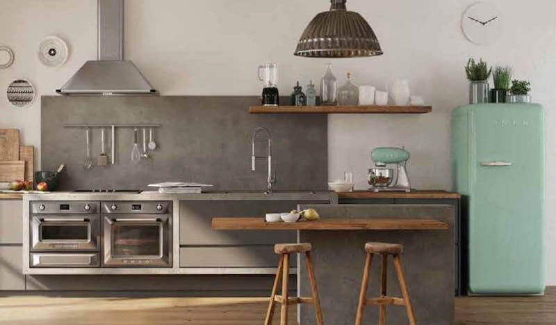 Keuken met Smeg keukenapparatuur Victoria lijn #smeg #victoria #keuken #ovens #inbouwapparatuur #madeinitaly