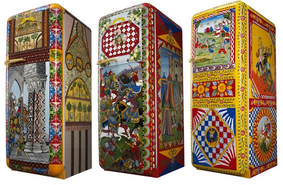 Special Edition koelkast SMEG FAB28 met ontwerp Dolce&Gabbana