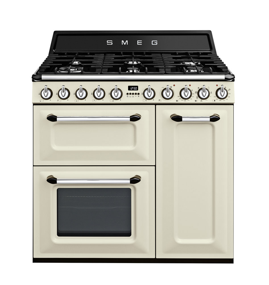 Smeg fornuis TR93 creme wit